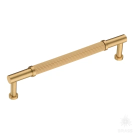 Brass Ручка скоба 25125-011-160 латунь сатинированная латунь 160 мм