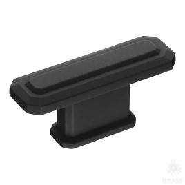 Brass Ручка кнопка 4101 016MP24 черный 16 мм