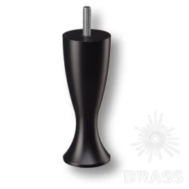 Brass Опора мебельная KAL-0104-0120-B13 черный 120 мм