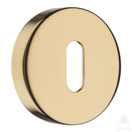 Brass Накладка с овальным отверстием для ключа RO12N GL ROSET глянцевое золото