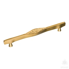 Brass Ручка скоба 25104-037-160 матовое золото/глянцевое золото 160 мм