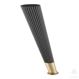 Brass Опора мебельная SUIT 3510 0230 Matt Fume/Gold Varak матовый серый/матовое золото 230 мм