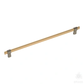 Brass Ручка рейлинг 771-320-Titanium-Champagne Gold графит/матовая латунь 320 мм