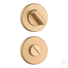 Brass Накладка с поворотной кнопкой RO12W6 ELX5 ROSET брашированная латунь