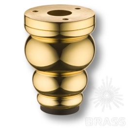 Brass Опора мебельная KAL-0005-0080-A09 глянцевое золото