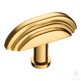 Brass Ручка кнопка 07240-003-5 глянцевое золото