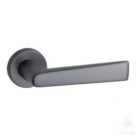 Brass Ручка дверная HA231RO12 BBN ARIEL черный матовый никель