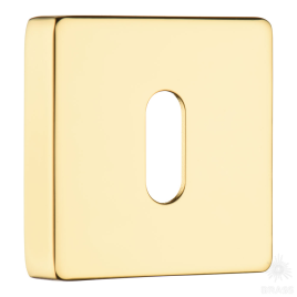 Brass Накладка с овальным отверстием для ключа RO11N GL ROSET глянцевое золото