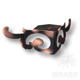 Brass Опора мебельная резная KAX-4605-0065-A07 античная медь