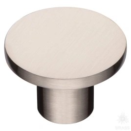 Brass Ручка кнопка 34-Inox никель