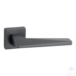 Brass Ручка дверная HA244RO11 BBN PRIZMA черный матовый никель