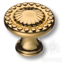 Brass Ручка кнопка 4456 0008 GL глянцевое золото