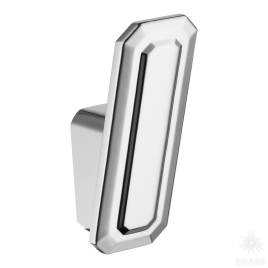 Brass Крючок мебельный однорожковый 7101 010MP02 глянцевый хром