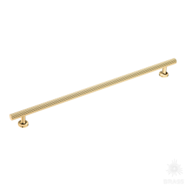 Brass Ручка рейлинг 8887 0320 GL-GL глянцевое золото 320 мм