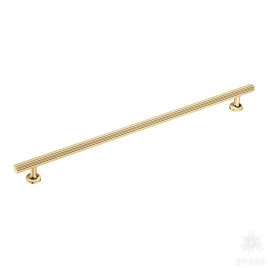 Brass Ручка рейлинг 8887 0320 GL-GL глянцевое золото 320 мм