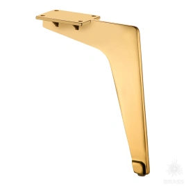Brass Опора мебельная 1330 0200 Gold Milano глянцевое золото 200 мм