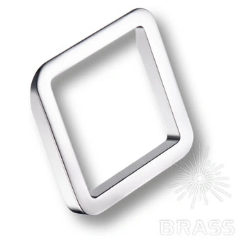 Brass Ручка кольцо 8230 0064 CR глянцевый хром 64 мм фото 1