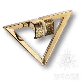 Brass Ручка скоба 7430.064 Gold (SET) глянцевое золото 64 мм фото 1