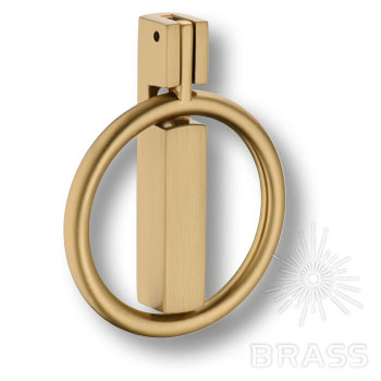 Brass Ручка кольцо 901-Champagne Gold матовая латунь 32 мм фото 1