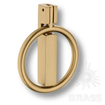 Brass Ручка кольцо 901-Champagne Gold матовая латунь 32 мм фото 1