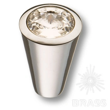 Brass Ручка кнопка 25.355.16.SWA.07 глянцевый хром с кристаллами Swarovski фото 1