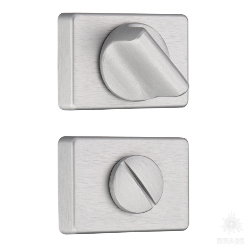 Brass Накладка с поворотной кнопкой RO15W6 ELX10 ROSET брашированный алюминий фото 1