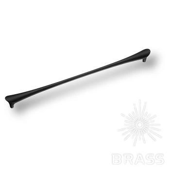 Brass Ручка скоба 8600 320 ALPI Matt Black чёрный матовый 320 мм фото 1
