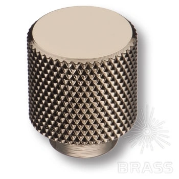 Brass Ручка кнопка 1965 0008 PN глянцевый никель фото 1