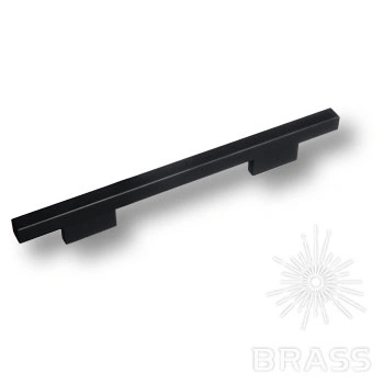 Brass Ручка скоба 7345 0192 AL6-AL6 черный 192 мм фото 1