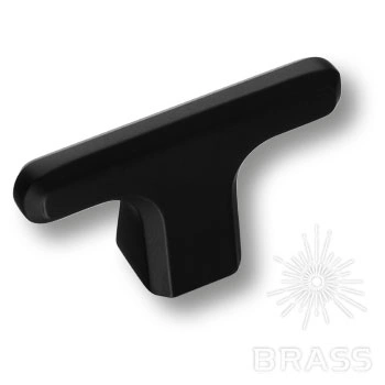 Brass Ручка кнопка 4107 001MP24 черный фото 1