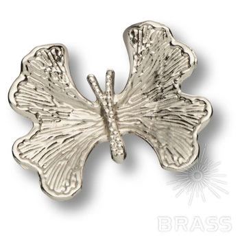 Brass Ручка кнопка KELEBEK BIG-51 глянцевый никель фото 1