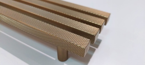 Brass Ручка скоба 8767 0160 GB-GB матовая латунь 160 мм фото 2