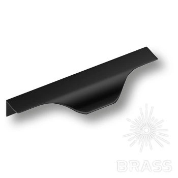 Brass Ручка торцевая 8918 0128 0001 AL6 чёрный 128 мм фото 1