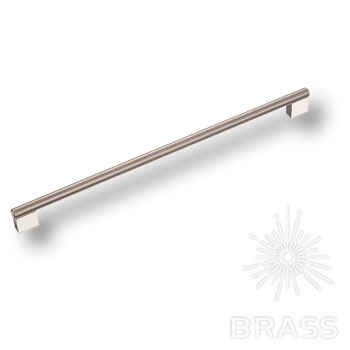 Brass Ручка скоба 8783 0352 PN-PN глянцевый никель 352 мм фото 1