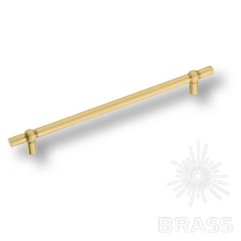 Brass Ручка скоба 6861-020 матовая латунь 192 мм фото 1