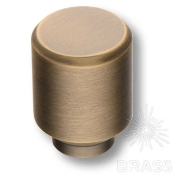 Brass Ручка кнопка 4237 001MP30 состаренная латунь фото 1