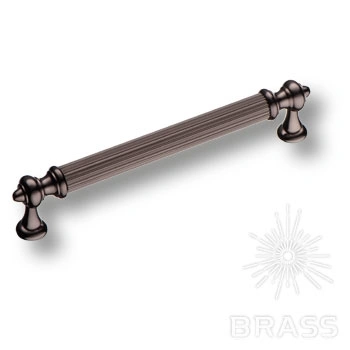 Brass Ручка скоба 2512-004-128 латунь графит 128 мм фото 1