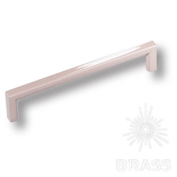Brass Ручка скоба 6765-581 PINK BRIGHT глянцевый розовый 128 мм фото 1