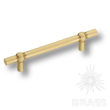 Brass Ручка скоба 6863-020 матовая латунь 96 мм фото 1