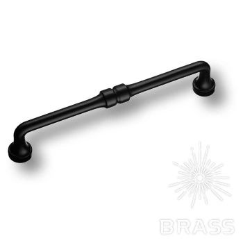 Brass Ручка скоба 551-160-Matt Black матовый черный 160 мм фото 1