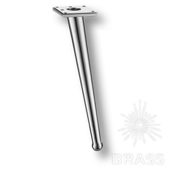 Brass Опора мебельная 1180 0250 Chrome BONE глянцевый хром 250 мм фото 1