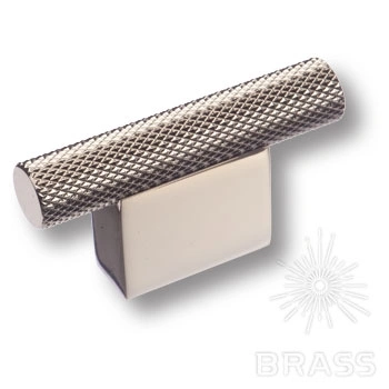 Brass Ручка кнопка 8769 0016 PN-PN глянцевый никель 16 мм фото 1