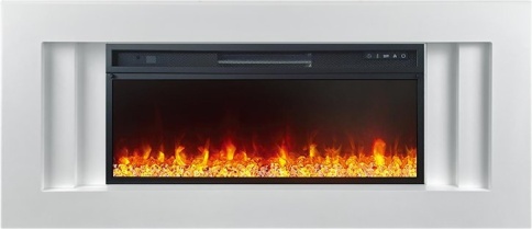 Каминокомплект Line 42 SFT - Белый с очагом Vision 42 LED фото 1