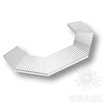 Brass Ручка скоба 1213 128MP02 глянцевый хром 128 мм фото 1