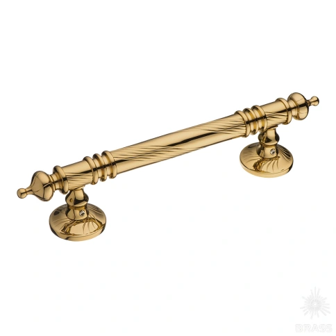 Brass Ручка дверная 10140-003-25-35 латунь, глянцевое золото фото 1