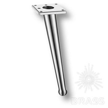 Brass Опора мебельная 1180 0200 Chrome BONE глянцевый хром 200 мм фото 1