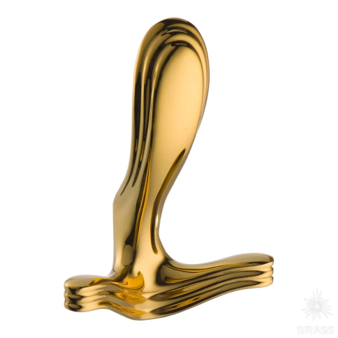 Brass Крючок мебельный трёхрожковый 2035 0086 GL глянцевое золото фото 1