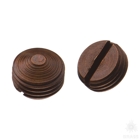 BRASS 11.03.490-0 Установочный винт для цилиндрической стяжки «SYSTEM S» 11.03.500-0, сталь, цвет бронза фото 1