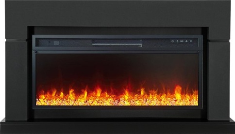 Каминокомплект Lindos Graphite Grey (Ширина 1470мм) с очагом Vision 42 LED фото 1