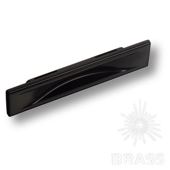 Brass Ручка врезная 4340 0096 AL6 черный 96 мм фото 1